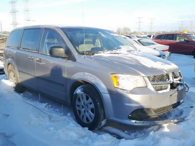 2C4RDGBG9DR759451 - 2013 DODGE GRAND CARA SILVER photo 1