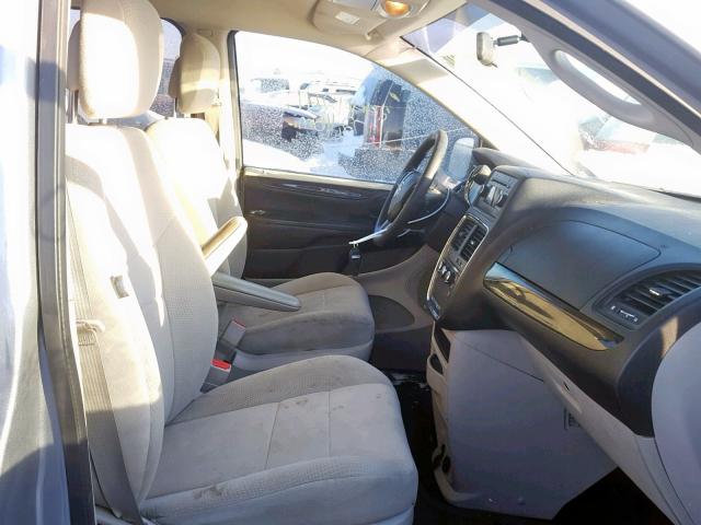 2C4RDGBG9DR759451 - 2013 DODGE GRAND CARA SILVER photo 5