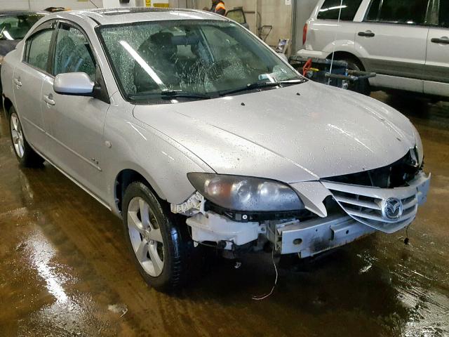 JM1BK123541186649 - 2004 MAZDA 3 S SILVER photo 1