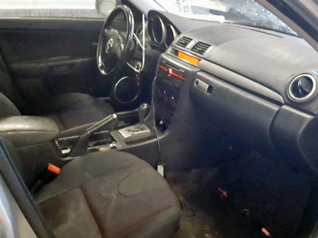 JM1BK123541186649 - 2004 MAZDA 3 S SILVER photo 5