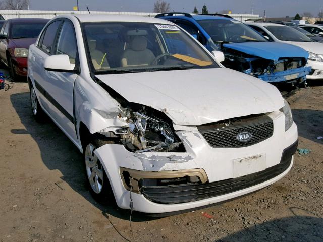 KNADE223196514887 - 2009 KIA RIO BASE WHITE photo 1