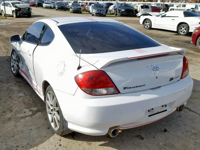 KMHHM65D26U215060 - 2006 HYUNDAI TIBURON GS WHITE photo 3