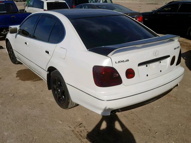 JT8BD68S0Y0112698 - 2000 LEXUS GS 300 WHITE photo 3