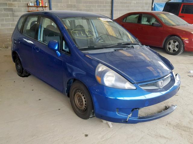 JHMGD38407S053628 - 2007 HONDA FIT BLUE photo 1