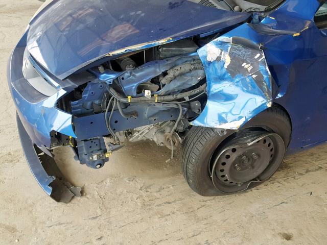 JHMGD38407S053628 - 2007 HONDA FIT BLUE photo 9