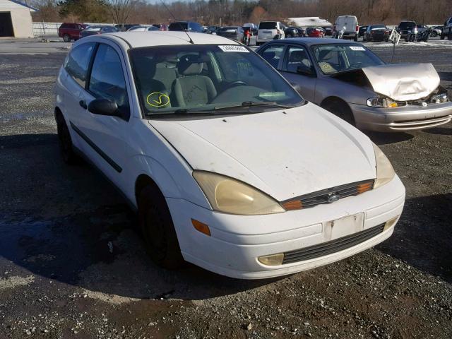 3FAFP31321R124164 - 2001 FORD FOCUS ZX3 WHITE photo 1