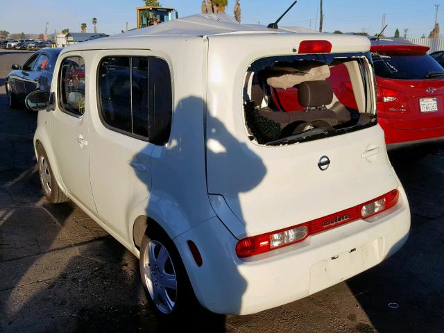 JN8AZ2KR9BT212211 - 2011 NISSAN CUBE BASE WHITE photo 3