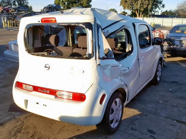 JN8AZ2KR9BT212211 - 2011 NISSAN CUBE BASE WHITE photo 4