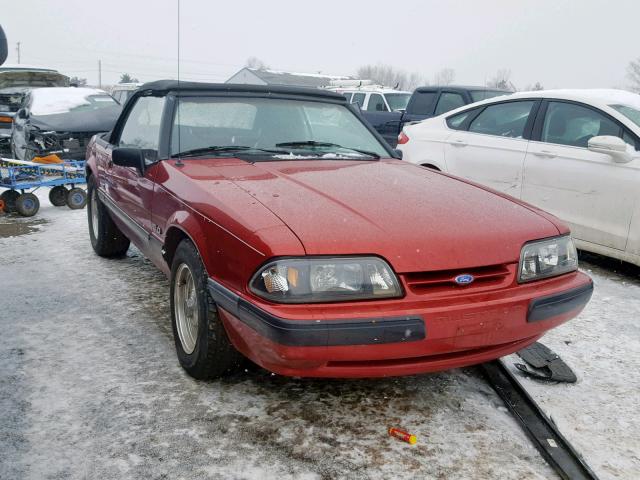 1FACP44E5LF155270 - 1990 FORD MUSTANG LX RED photo 1