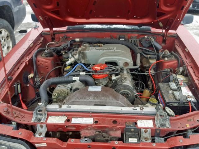 1FACP44E5LF155270 - 1990 FORD MUSTANG LX RED photo 7