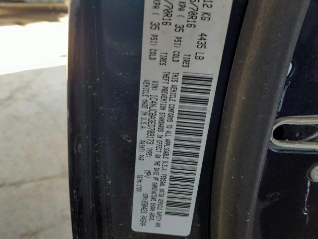 1C4NJCBA3ED789173 - 2014 JEEP COMPASS SP გრაფიტი ფოტო 10