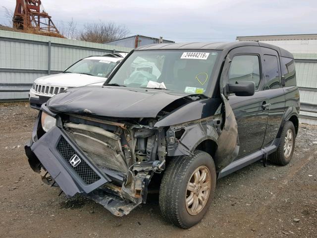 5J6YH27786L014465 - 2006 HONDA ELEMENT EX BLACK photo 2