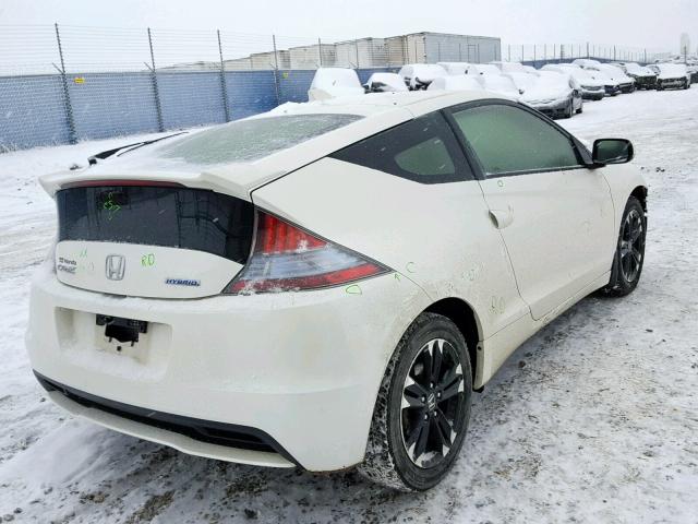 JHMZF1C47FS800011 - 2015 HONDA CR-Z WHITE photo 4