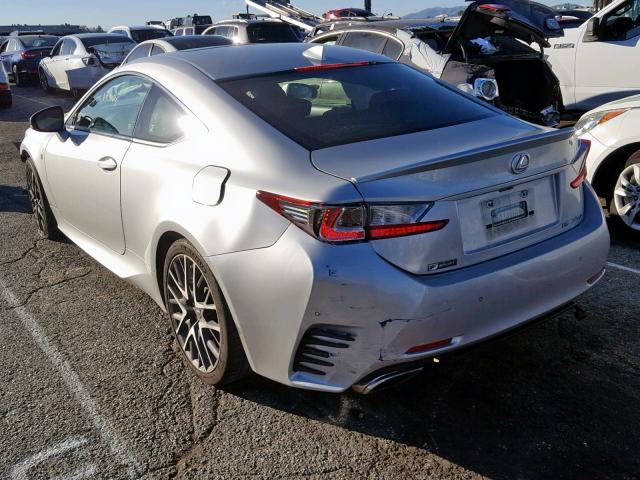 JTHHE5BC5F5002748 - 2015 LEXUS RC 350 SILVER photo 3