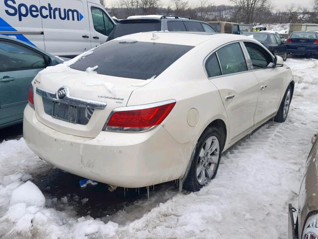 1G4GD5GG4AF194819 - 2010 BUICK LACROSSE C WHITE photo 4