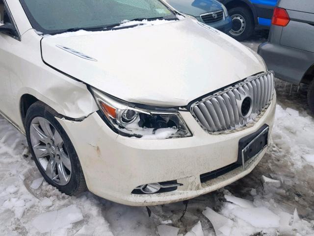 1G4GD5GG4AF194819 - 2010 BUICK LACROSSE C WHITE photo 9