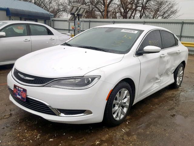 1C3CCCAB2FN701712 - 2015 CHRYSLER 200 LIMITE WHITE photo 2