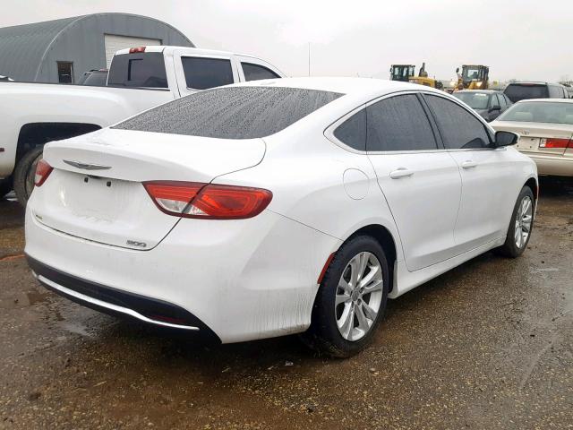 1C3CCCAB2FN701712 - 2015 CHRYSLER 200 LIMITE WHITE photo 4