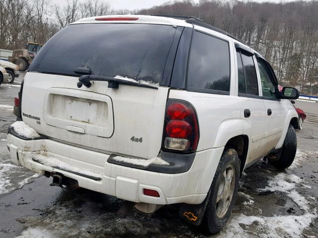 1GNDT13SX72291110 - 2007 CHEVROLET TRAILBLAZE WHITE photo 4