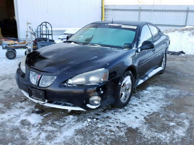 2G2WP522151327198 - 2005 PONTIAC GRAND PRIX BLACK photo 2