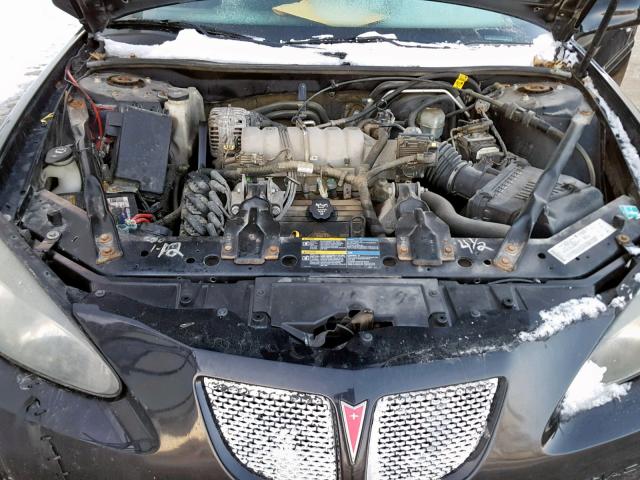 2G2WP522151327198 - 2005 PONTIAC GRAND PRIX BLACK photo 7