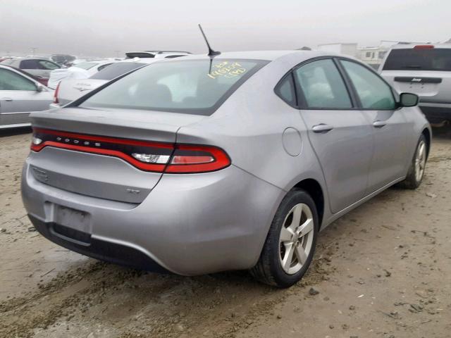 1C3CDFBB4FD159354 - 2015 DODGE DART SXT SILVER photo 4