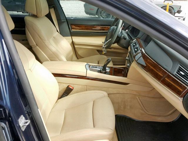 WBAYE8C54FD781971 - 2015 BMW 750 LI BLUE photo 5