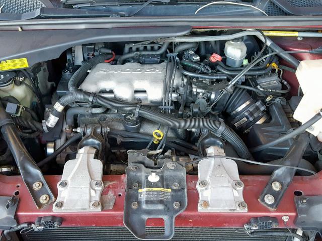 1GNDX03E93D265136 - 2003 CHEVROLET VENTURE RED photo 7