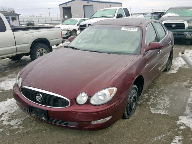 2G4WD582961295481 - 2006 BUICK LACROSSE C BURGUNDY photo 2