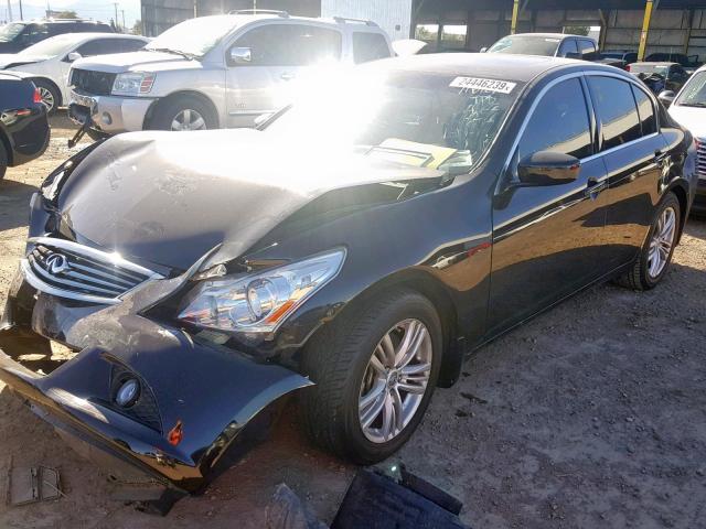 JN1CV6AP4DM714101 - 2013 INFINITI G37 BASE BLACK photo 2