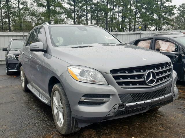 4JGDA5JB1FA563519 - 2015 MERCEDES-BENZ ML 350 GRAY photo 1