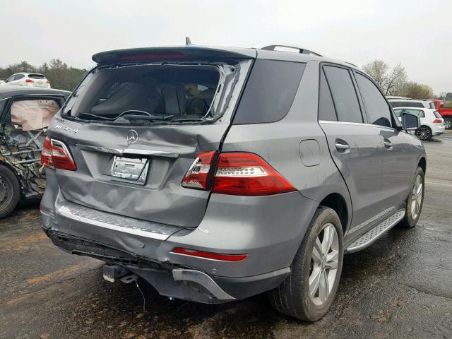 4JGDA5JB1FA563519 - 2015 MERCEDES-BENZ ML 350 GRAY photo 4