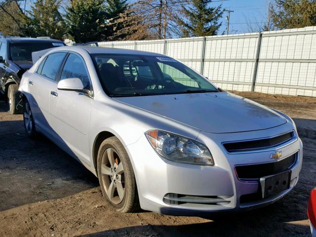 1G1ZC5EU0CF122701 - 2012 CHEVROLET MALIBU 1LT SILVER photo 1