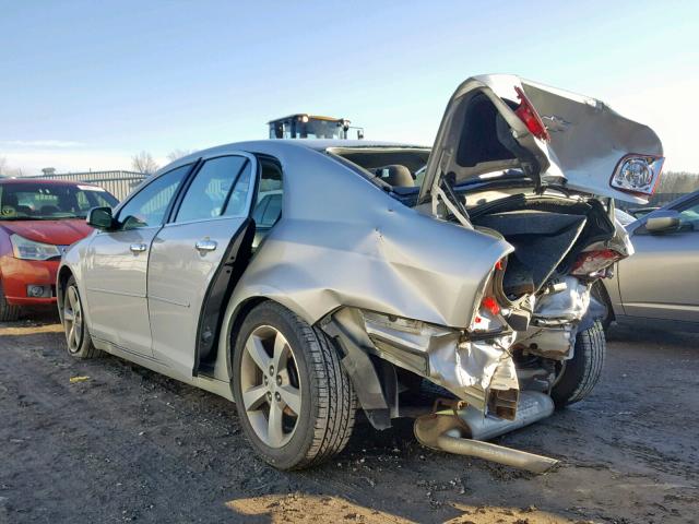 1G1ZC5EU0CF122701 - 2012 CHEVROLET MALIBU 1LT SILVER photo 3
