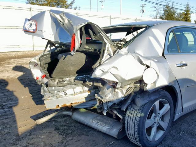 1G1ZC5EU0CF122701 - 2012 CHEVROLET MALIBU 1LT SILVER photo 9