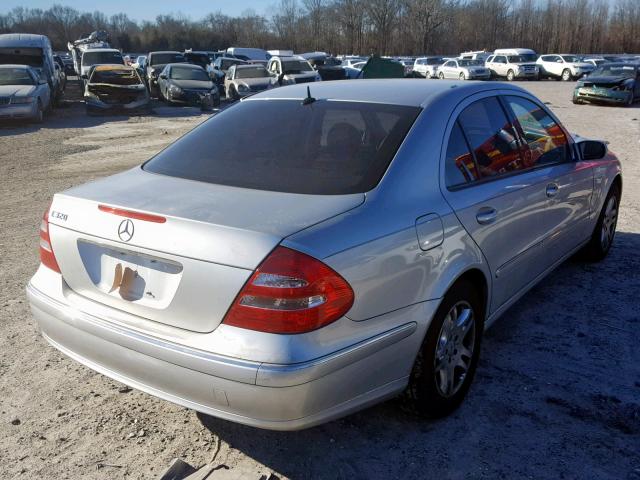 WDBUF65J83A134014 - 2003 MERCEDES-BENZ E 320 SILVER photo 4