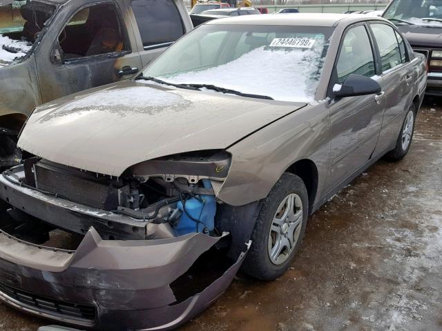 1G1ZS58F37F302387 - 2007 CHEVROLET MALIBU LS თაფლისფერი ფოტო 2