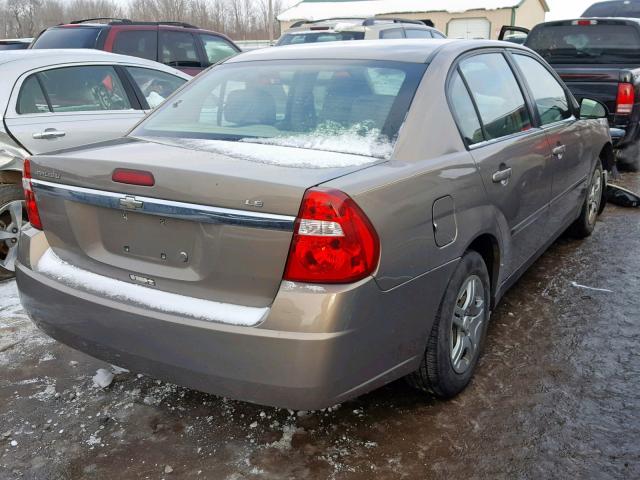 1G1ZS58F37F302387 - 2007 CHEVROLET MALIBU LS თაფლისფერი ფოტო 4