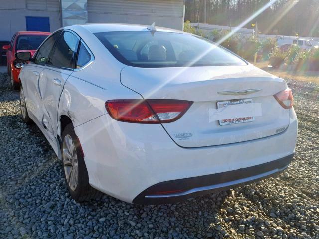 1C3CCCAB9HN510307 - 2017 CHRYSLER 200 LIMITE WHITE photo 3