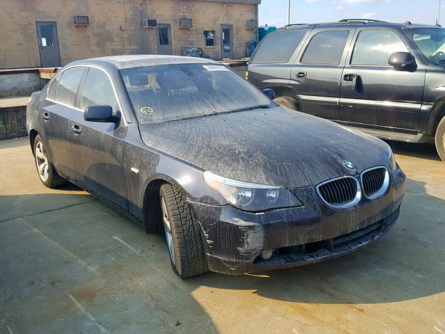 WBANE53527CY05970 - 2007 BMW 525 I BLUE photo 1