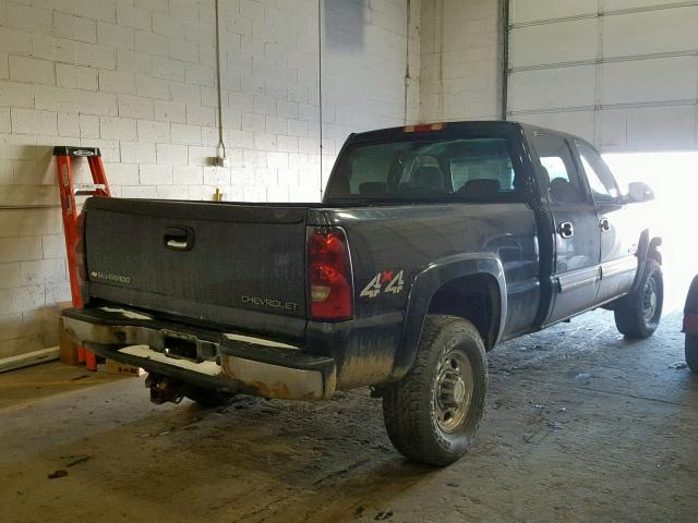 1GCHK23265F926509 - 2005 CHEVROLET SILVERADO BLACK photo 4