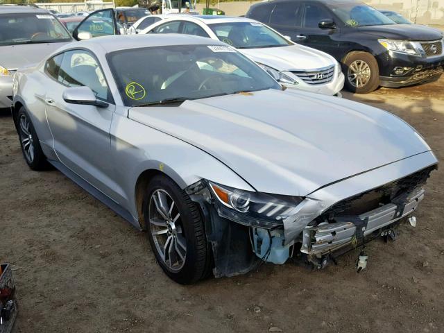 1FA6P8TH4F5383397 - 2015 FORD MUSTANG SILVER photo 1