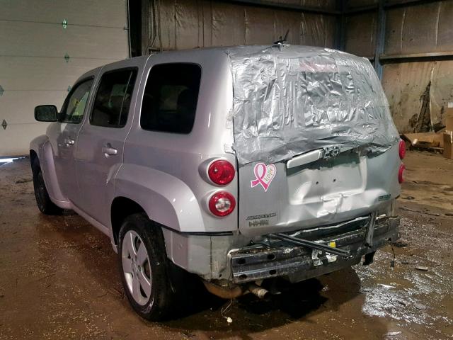 3GNBAADB1AS629260 - 2010 CHEVROLET HHR LS Արծաթագույն լուսանկար 3