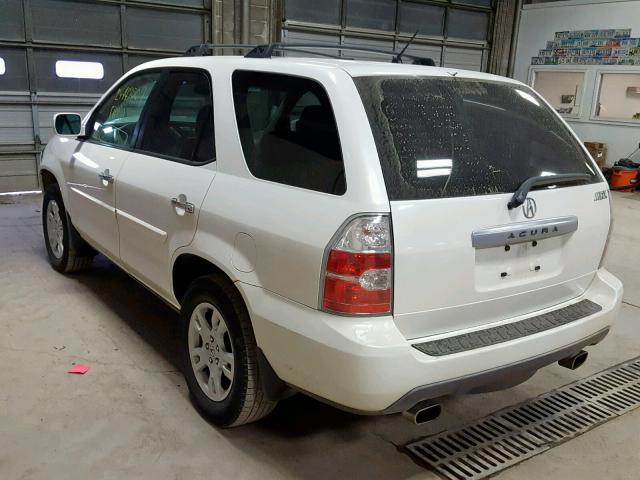 2HNYD18774H505866 - 2004 ACURA MDX TOURIN WHITE photo 3