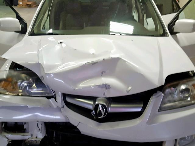 2HNYD18774H505866 - 2004 ACURA MDX TOURIN WHITE photo 7