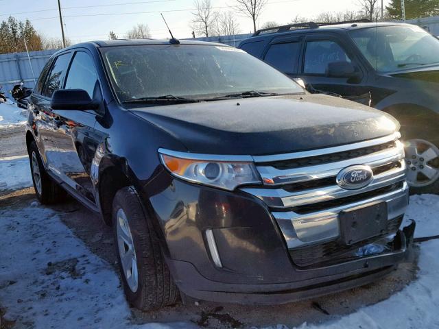 2FMDK3JC5EBA20977 - 2014 FORD EDGE SEL BLACK photo 1