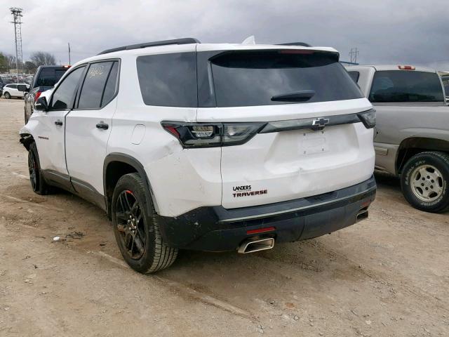 1GNERKKW9JJ237436 - 2018 CHEVROLET TRAVERSE P WHITE photo 3