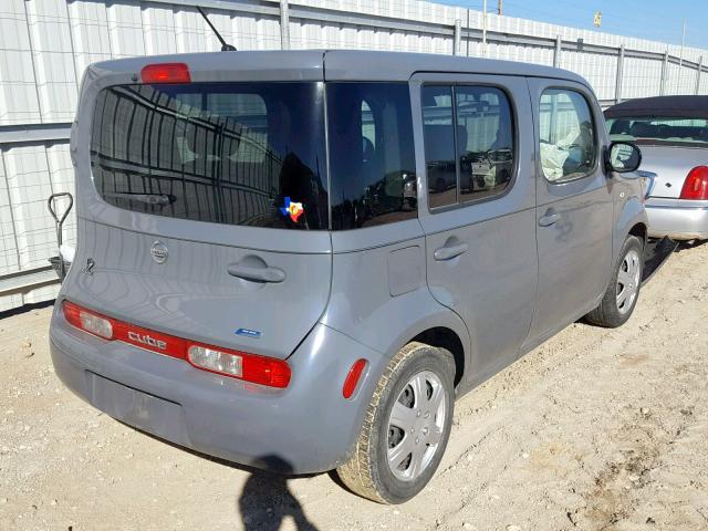 JN8AZ2KR4ET350629 - 2014 NISSAN CUBE S GRAY photo 4