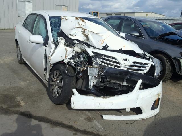 5YFBU4EE8DP097324 - 2013 TOYOTA COROLLA BA WHITE photo 1