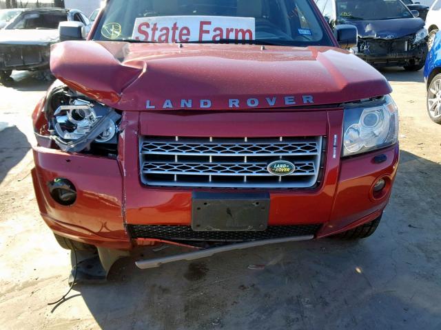 SALFT24N38H112784 - 2008 LAND ROVER LR2 HSE TE RED photo 7